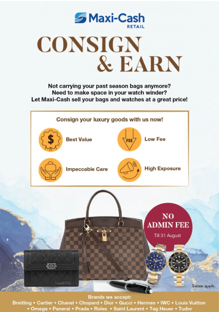 How to Get Good Prices for Your Past Season Luxury Goods Instead of Selling  Them Online for Cheap - Maxi-Cash
