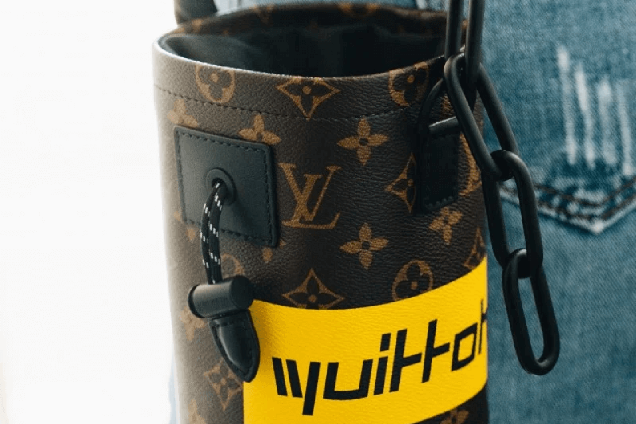 LOUIS VUITTON Chalk Nano Bag