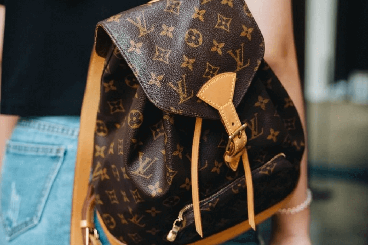 Louis Vuitton Montsouris Backpack BB in Coated Canvas with Gold-tone - US