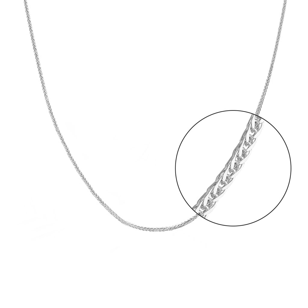 Spiga  Chain  in  18K White Gold