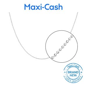 Bead  Chain  in  18K White Gold