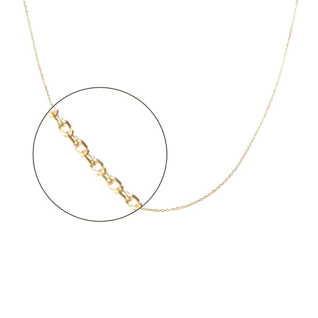 Rolo  Chain  in  14K Rose Gold