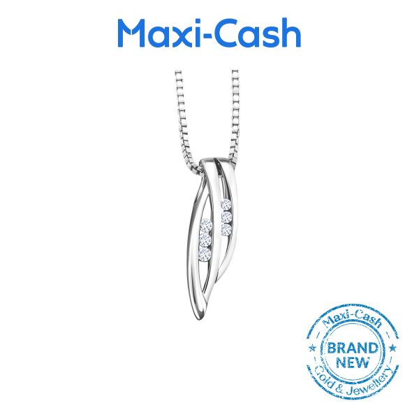 Diamond SeoulStyle  Pendant in 18K White Gold