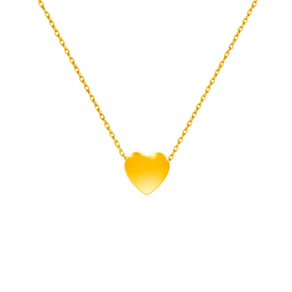 Heart Necklace in 916 Gold - Maxi-Cash