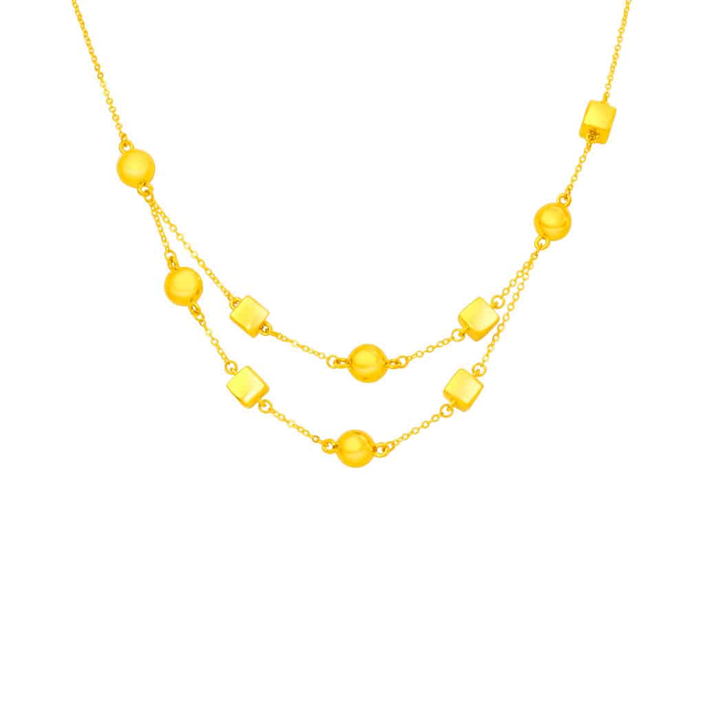 Elegant Necklace in 999 Gold