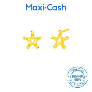 Star Struck Earrings in 916 Gold