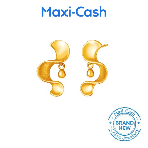 Golden Finesse  Earrings in 916 Gold