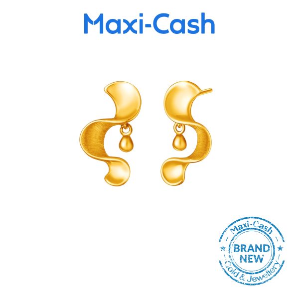 Golden Finesse  Earrings in 916 Gold