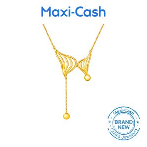 Golden Embrace  Necklace in 916 Gold