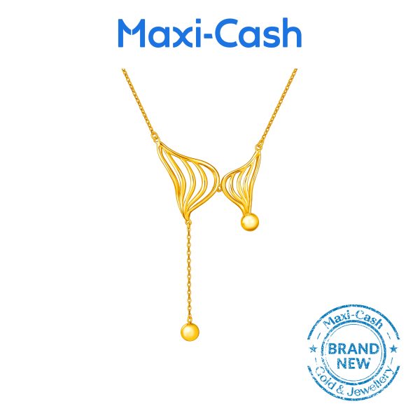 Golden Embrace  Necklace in 916 Gold