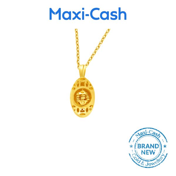 Ingots Abacus  Pendant in 916 Gold