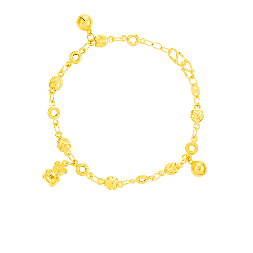 Citigems Design Anklet in 916 Gold - Maxi-Cash