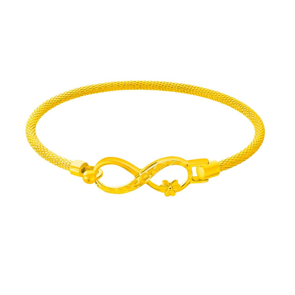 Infinity Bangle in 916 Gold