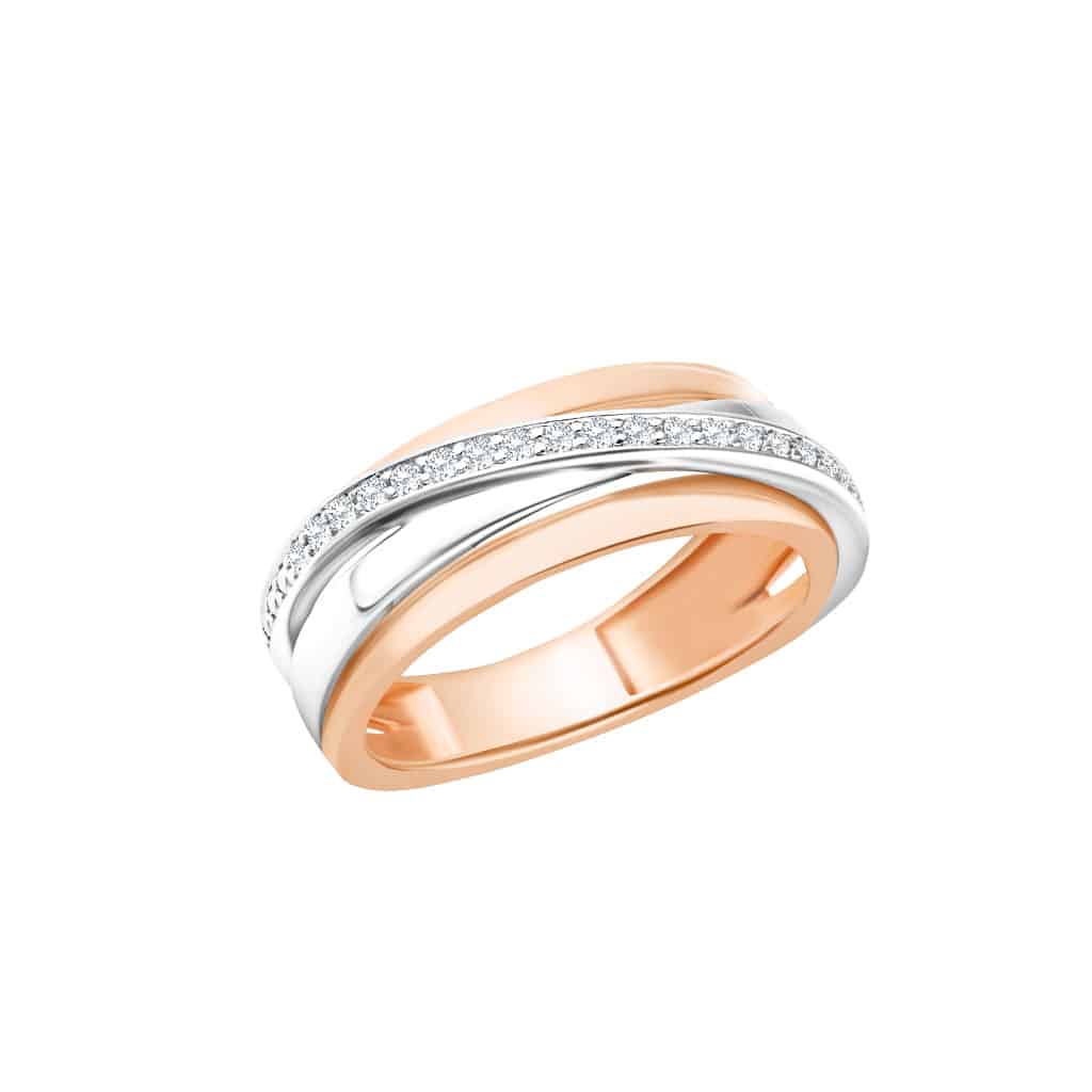 Diamond Ring in 18K Rose Gold