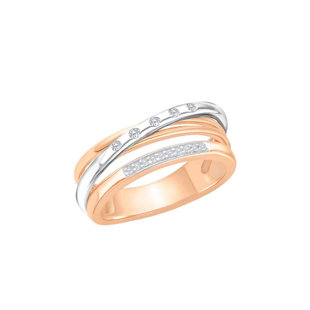 Diamond Ring in 18K Rose Gold