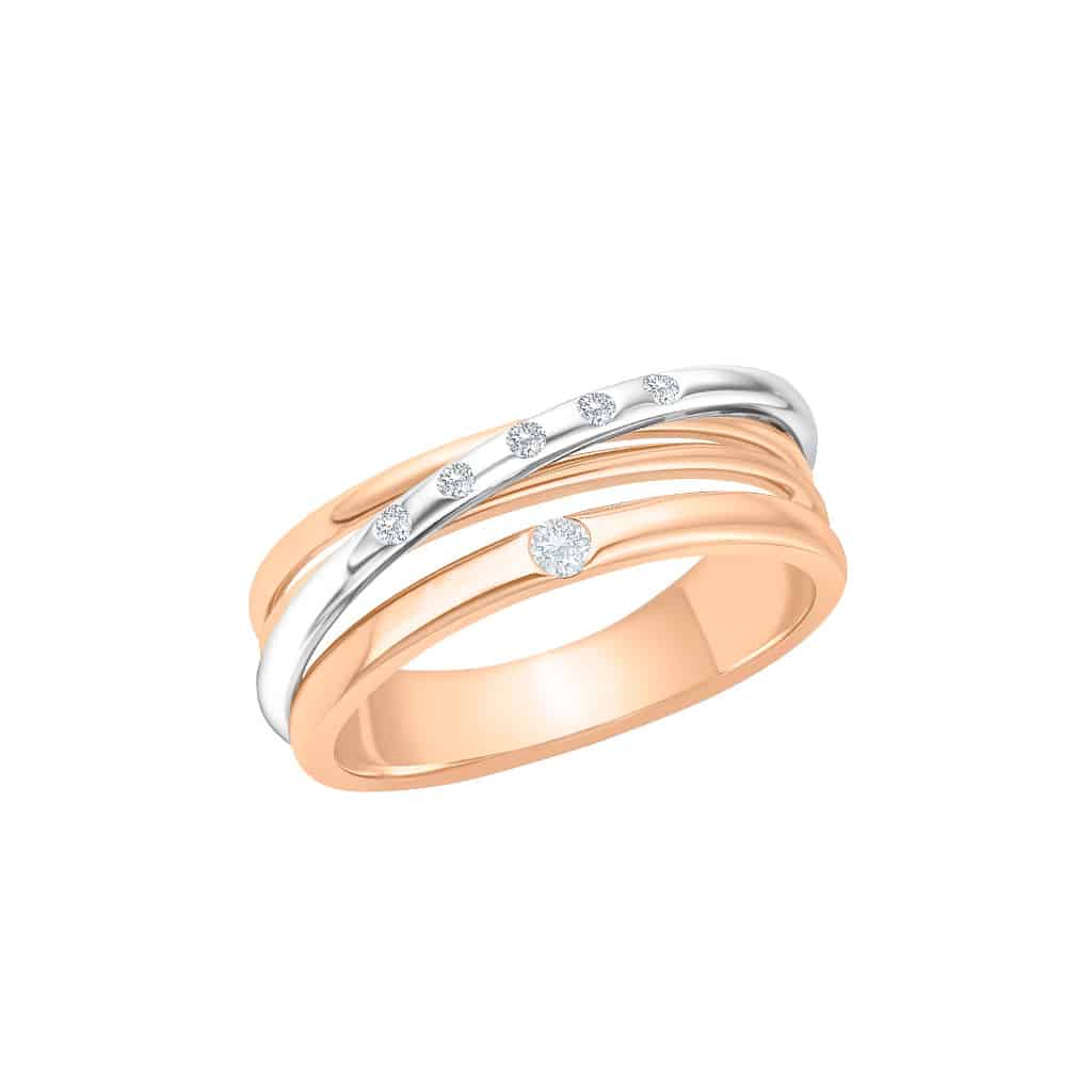 Diamond Ring in 18K Rose Gold