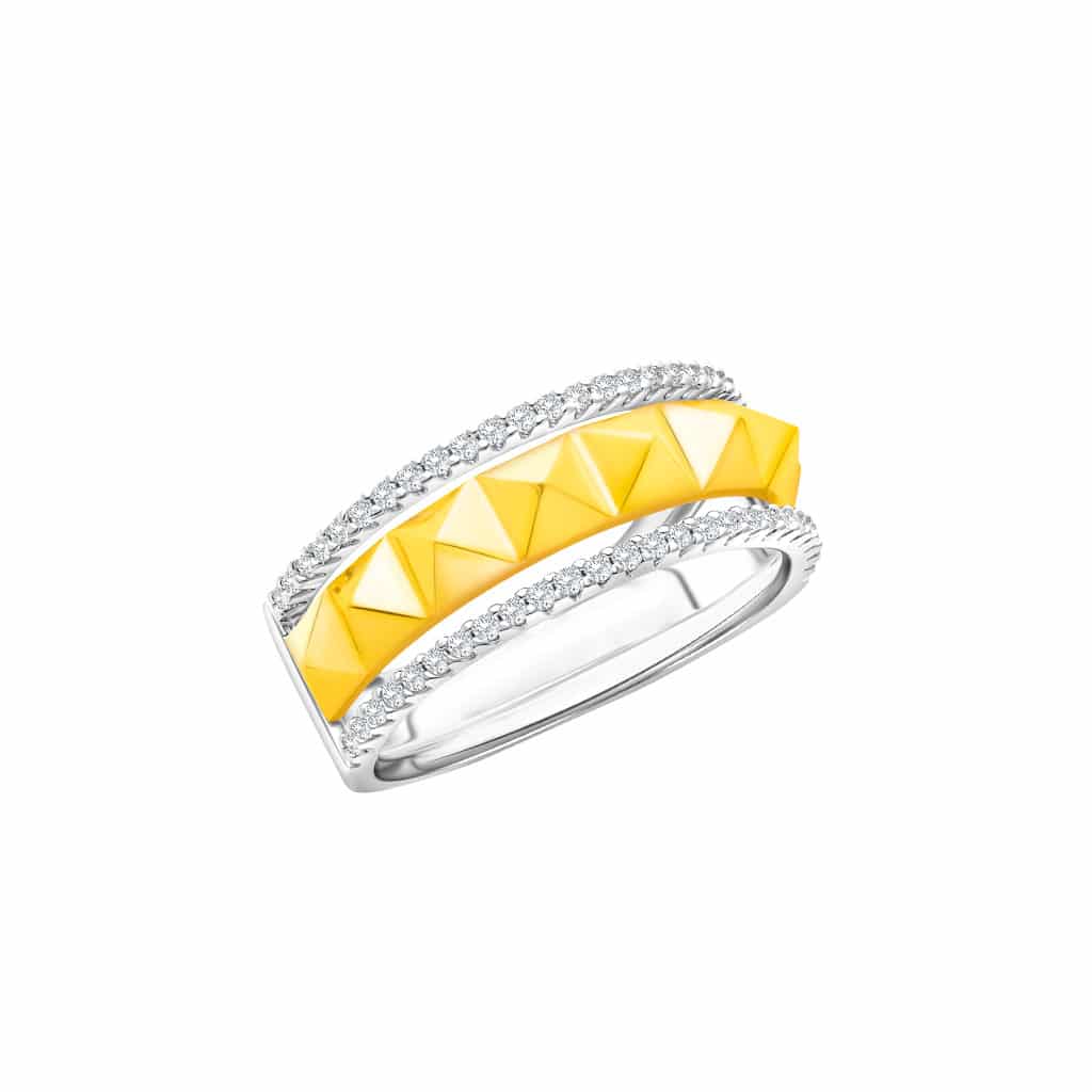 Diamond Ring in 18K Yellow Gold