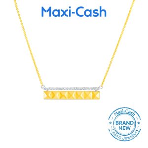 Diamond Necklace in 18K Yellow Gold