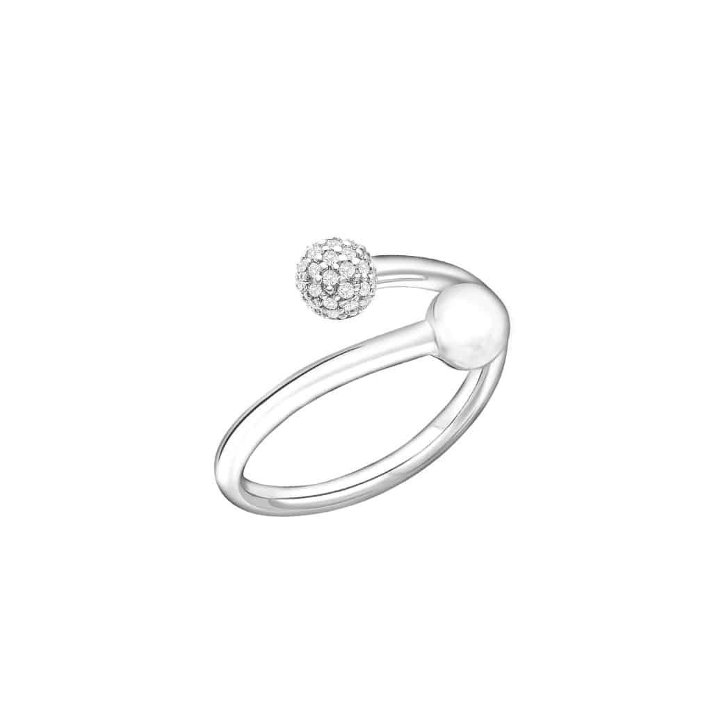 Diamond Ring in 14K White Gold