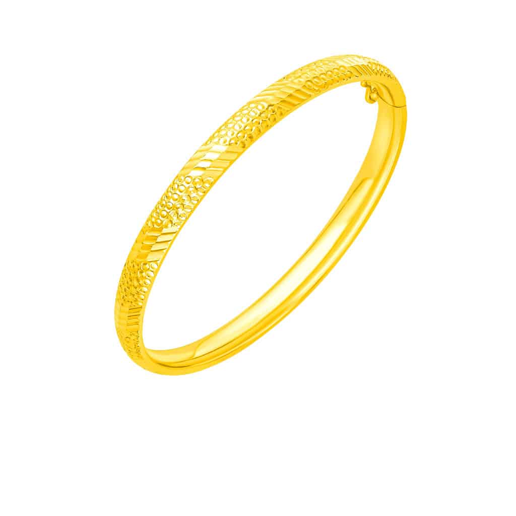Regal Bangle in 916 Gold