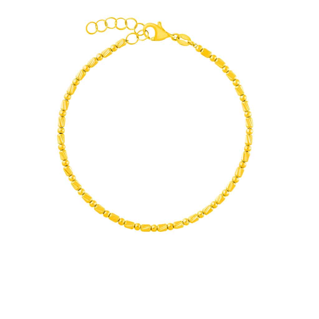 Beads Bracelet in 916 Gold