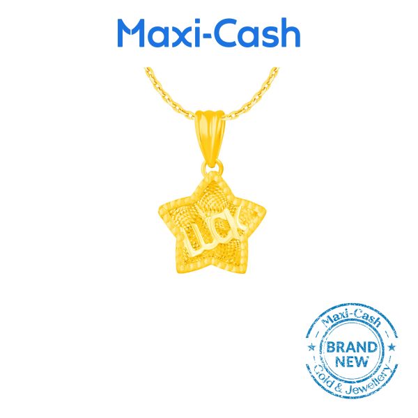 Lucky Star Pendant in 916 Gold