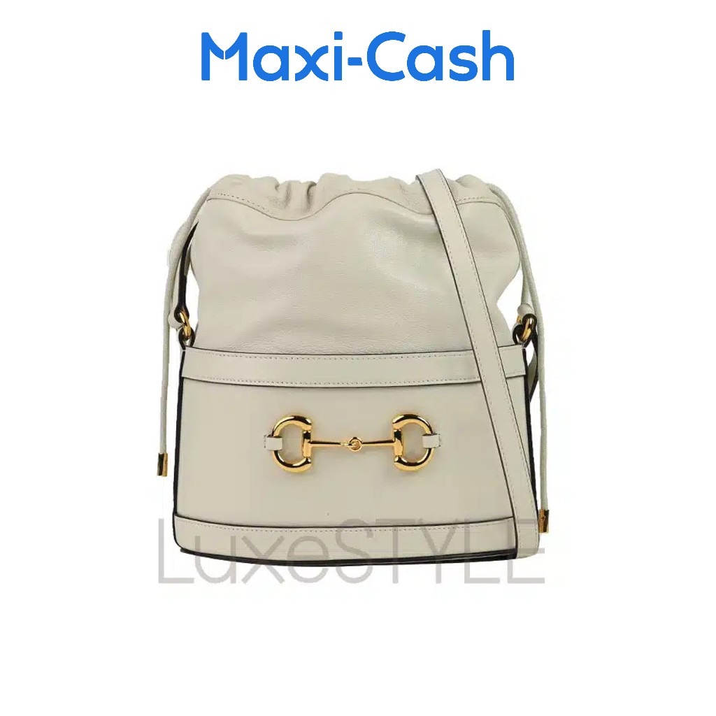 Gucci Horsebit 1955 Drawstring Bucket Bag 602118 (Unused) - Image 2