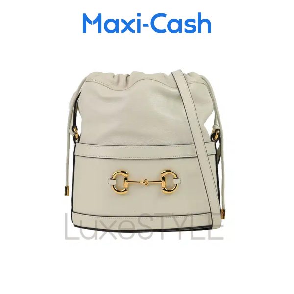 Gucci Horsebit 1955 Drawstring Bucket Bag 602118 (Unused)