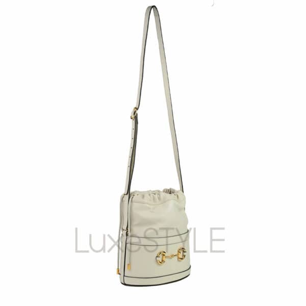 Gucci Horsebit 1955 Drawstring Bucket Bag 602118 (Unused) - Image 3