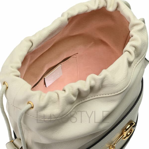 Gucci Horsebit 1955 Drawstring Bucket Bag 602118 (Unused) - Image 5