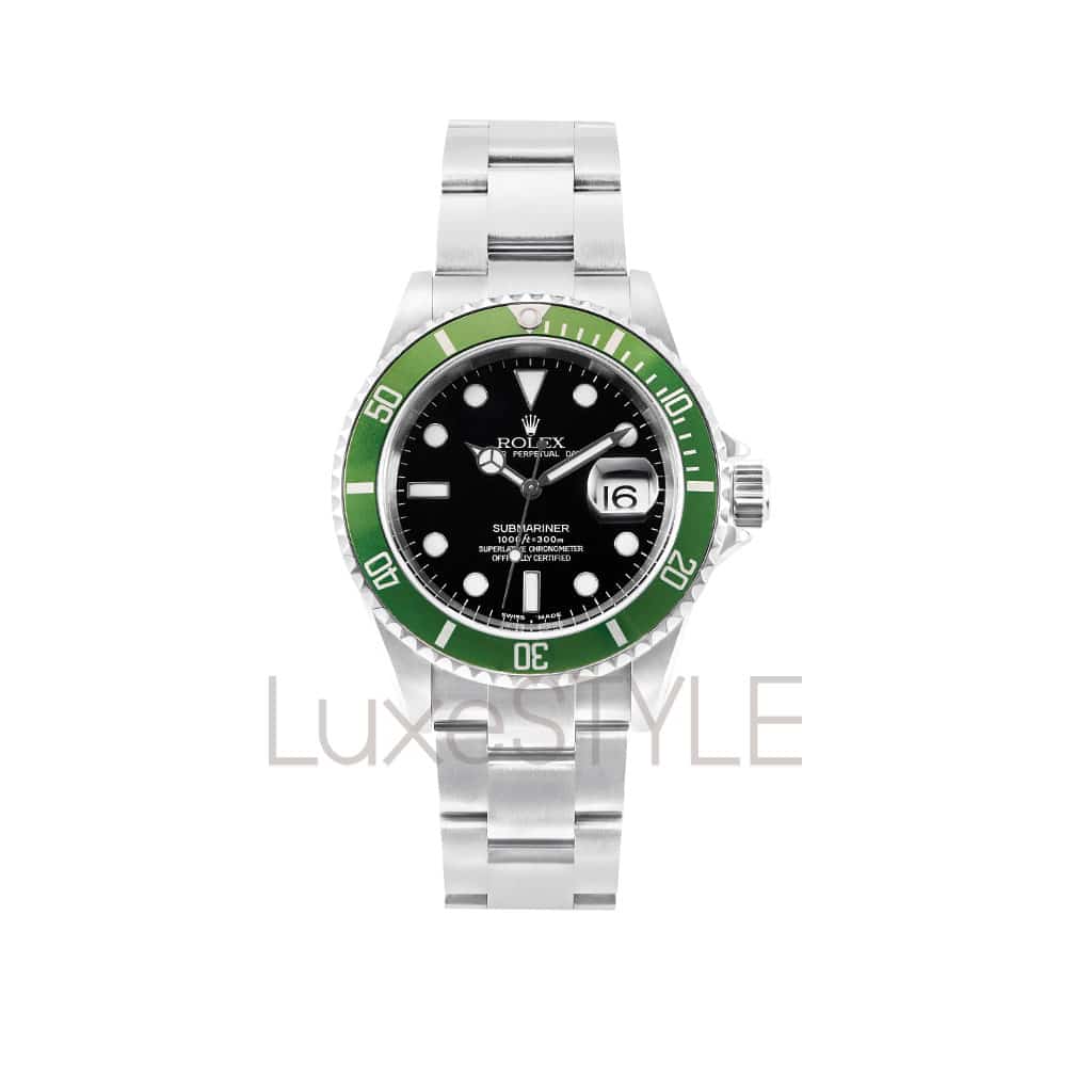 Rolex Submariner “Kermit” 16610LV Flat-4 Watch