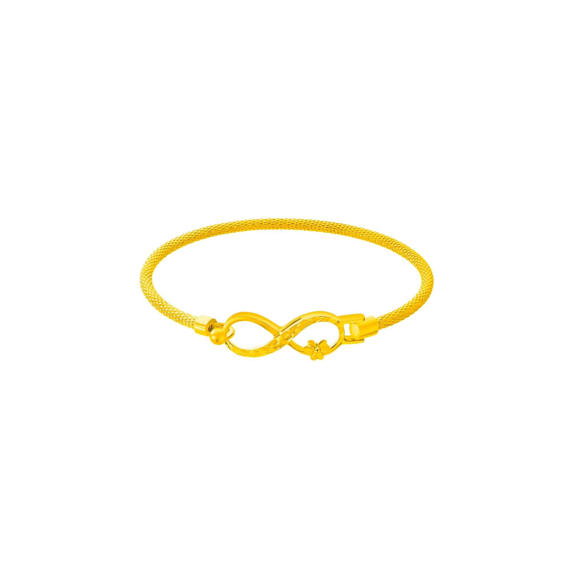 Infinity Bangle in 916 Gold