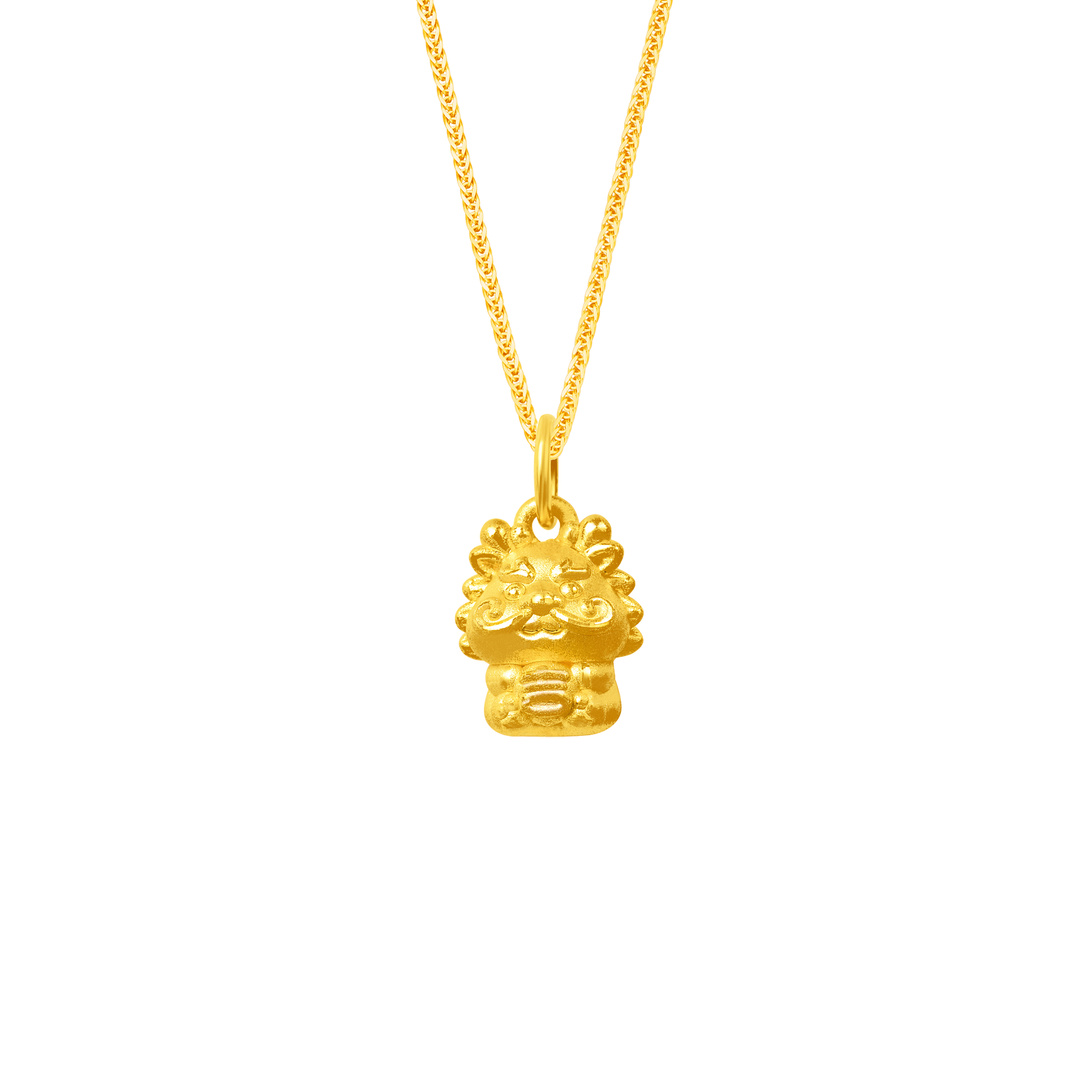 Prosperous Dragon Pendant in 999 Gold