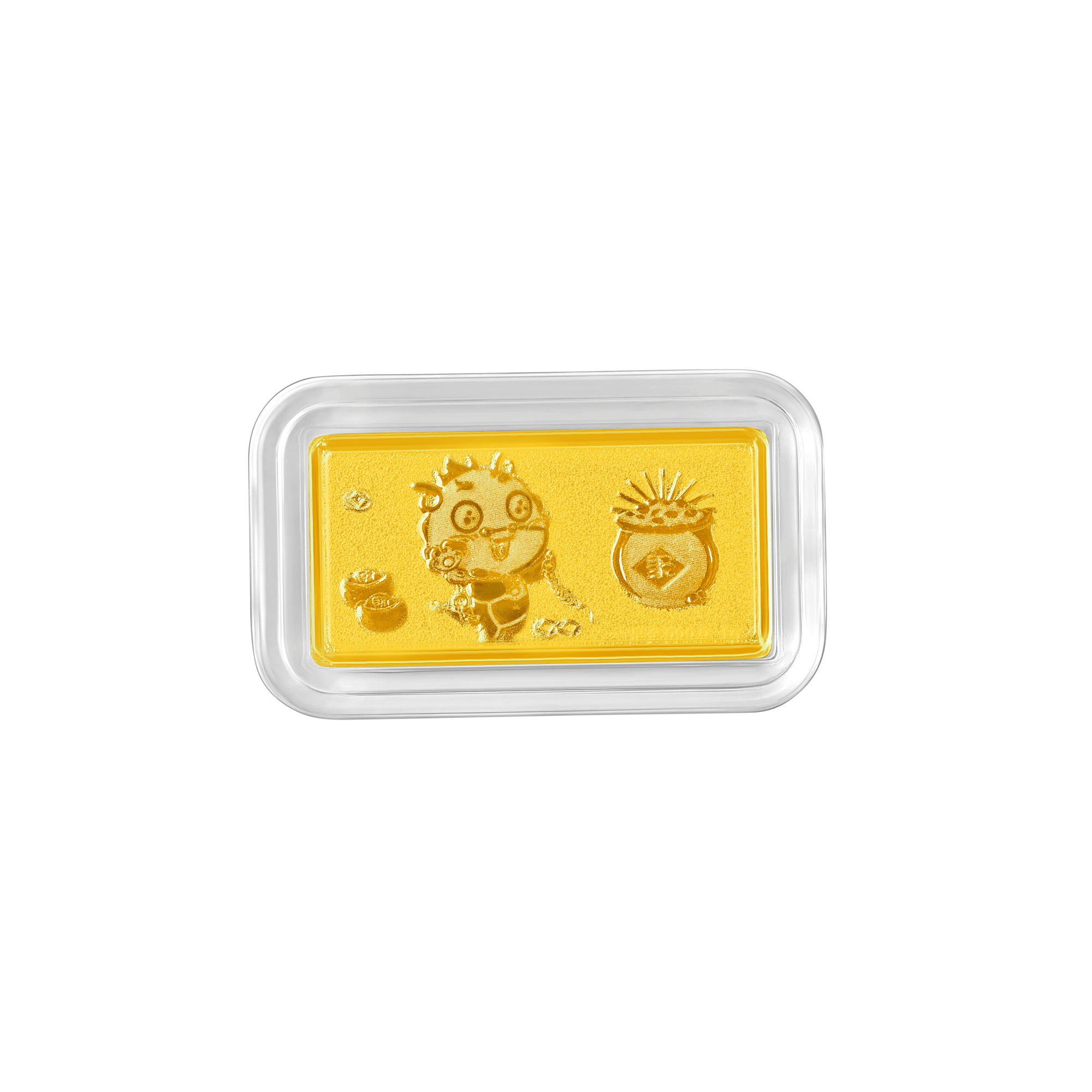 Auspicious Dragon Gold Bar in 999 Gold