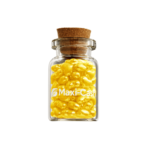 1gm Petite Heart (Gold Bean) in 999 Gold [Bundle of 3 - Bottle Included] - Image 3