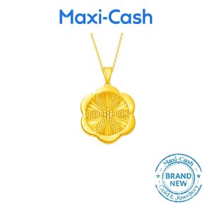 Faceted Bloom Pendant in 916 Gold (5.5gm)