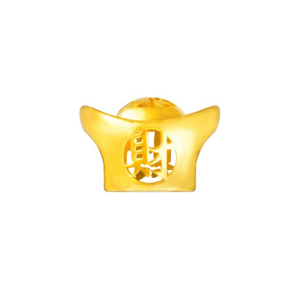 Fortune Ingot Fantasi Charm in 916 Gold