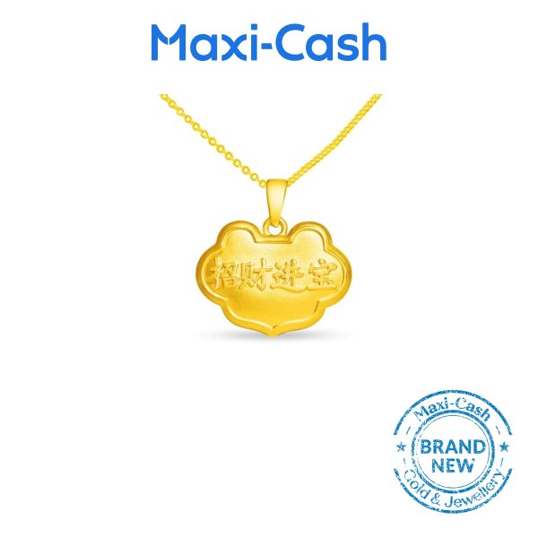 Ruyi Dragon Pendant in 999 Gold - Image 2