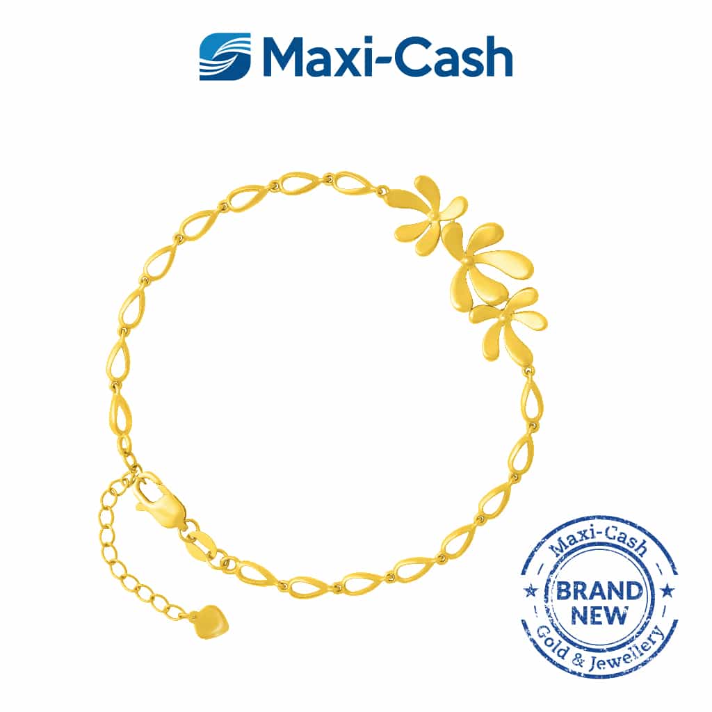 Springleaf Bracelet in 916 Gold