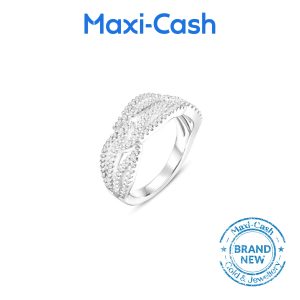 Diamond Dazzling Vines Ring in 14k White Gold