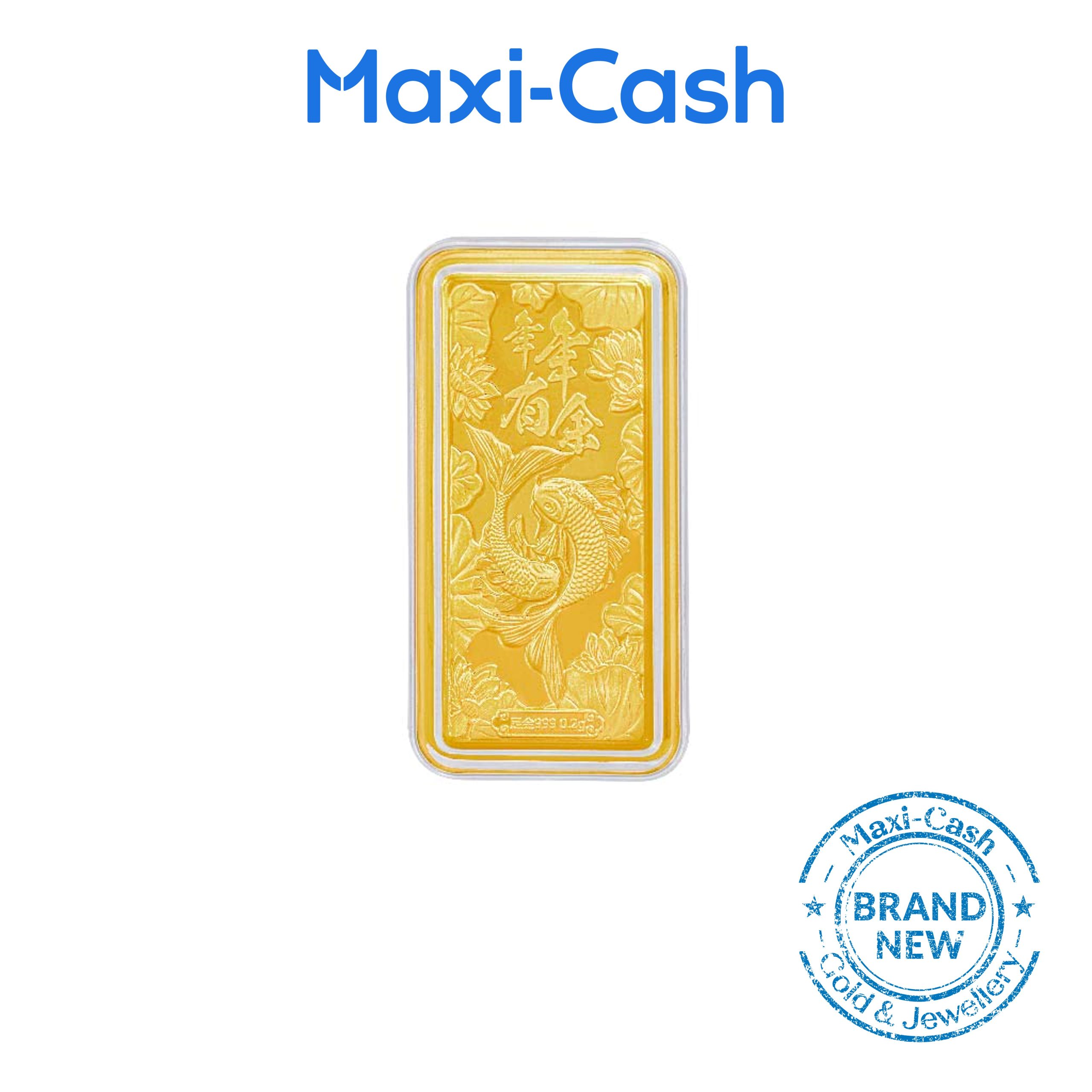 KOI Fish Gold Bar in 999 Gold