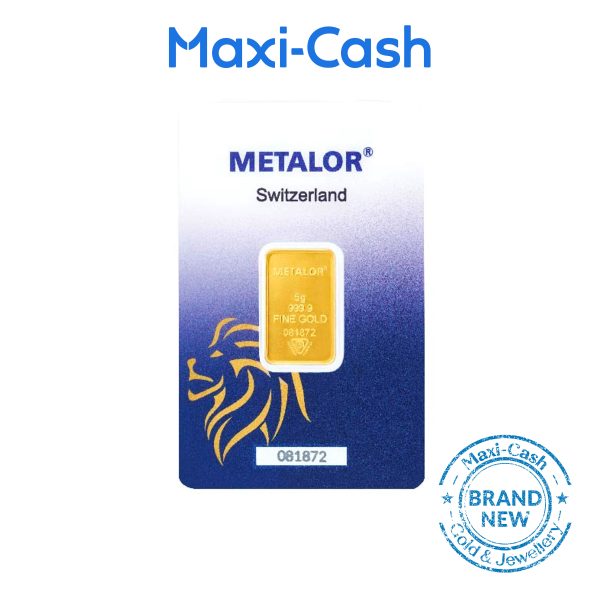 Metalor Switzerland Gold Bar in 999 Gold (5gm)
