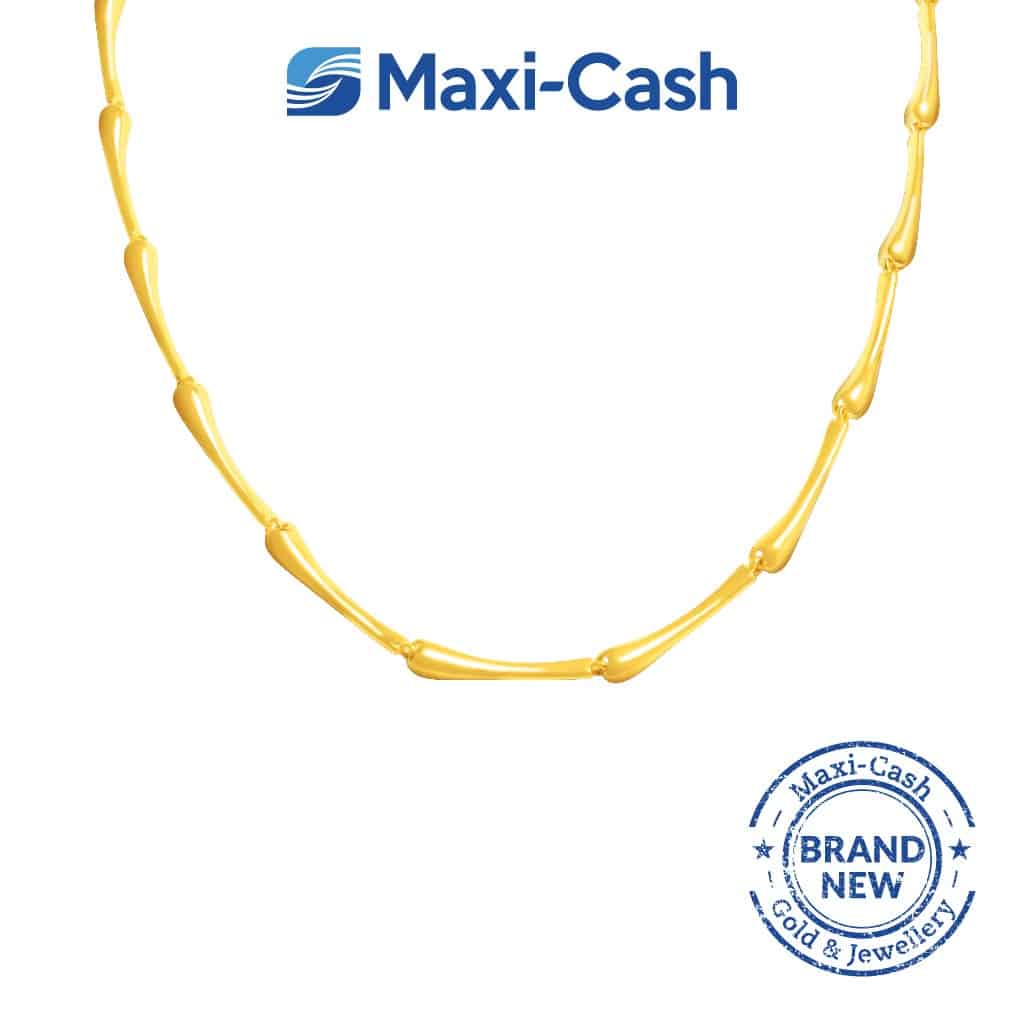 Golden Dew Necklace in 916 Gold