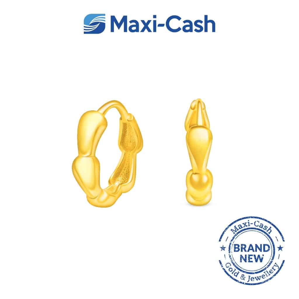 Golden Dew Earrings in 916 Gold