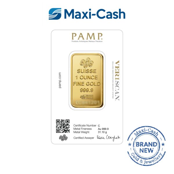 PAMP Suisse Lady Fortuna Gold Bar in 999 Gold (1 Ounce) - Image 2