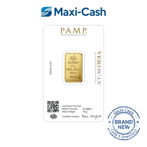 PAMP Suisse Lady Fortuna Gold Bar in 999 Gold (10gm) - Image 2