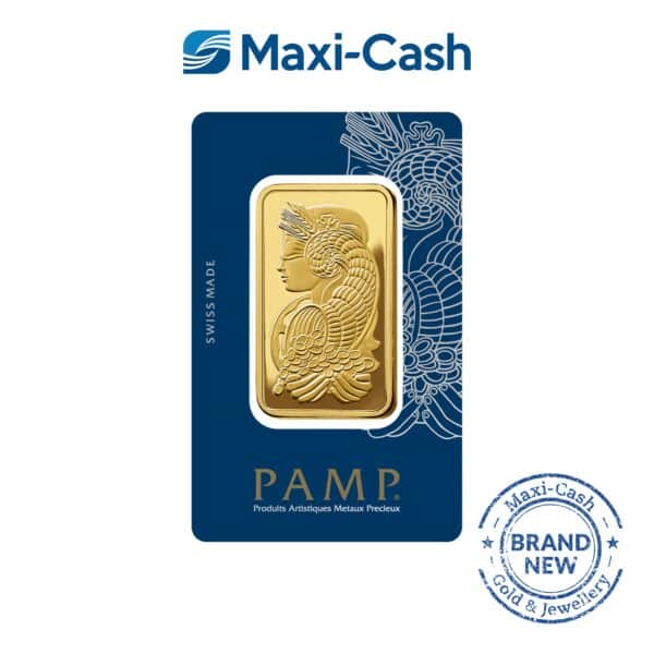 PAMP Suisse Lady Fortuna Gold Bar in 999 Gold (50gm)
