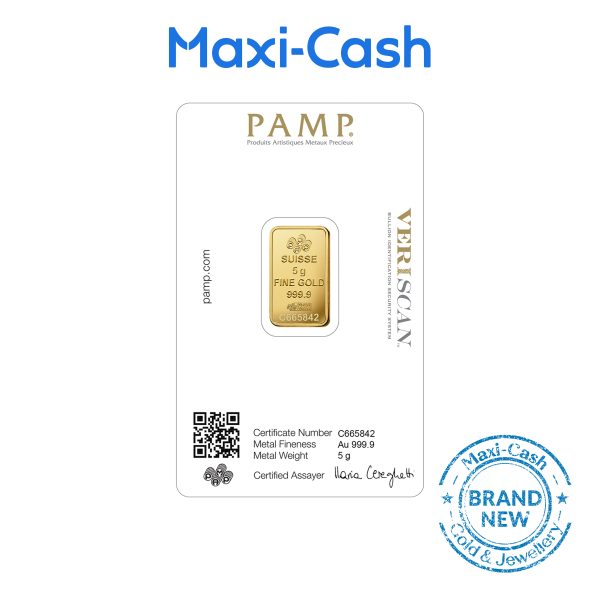 PAMP Suisse Lady Fortuna Gold Bar in 999 Gold (5gm) - Image 2