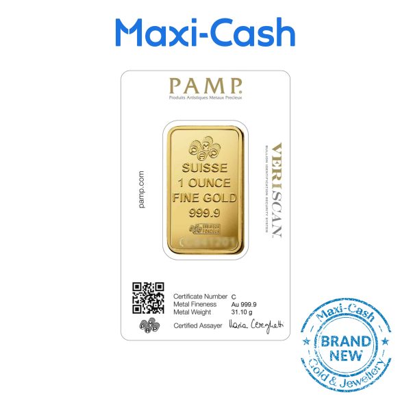 PAMP Suisse Lady Fortuna Gold Bar in 999 Gold (1 Ounce) - Image 2