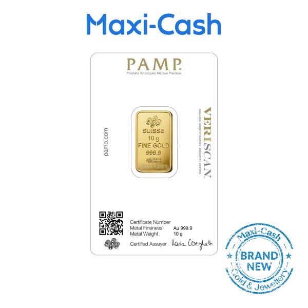 PAMP Suisse Lady Fortuna Gold Bar in 999 Gold (10gm) - Image 2